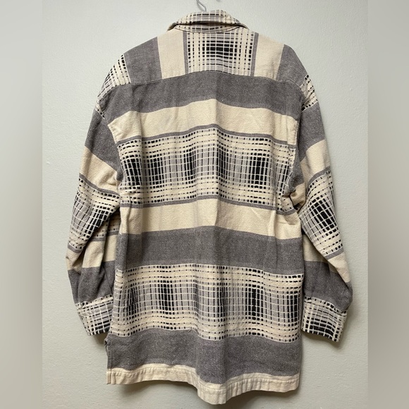 VINTAGE Firetrap Woven Shacket, Sz M - Picture 6 of 7